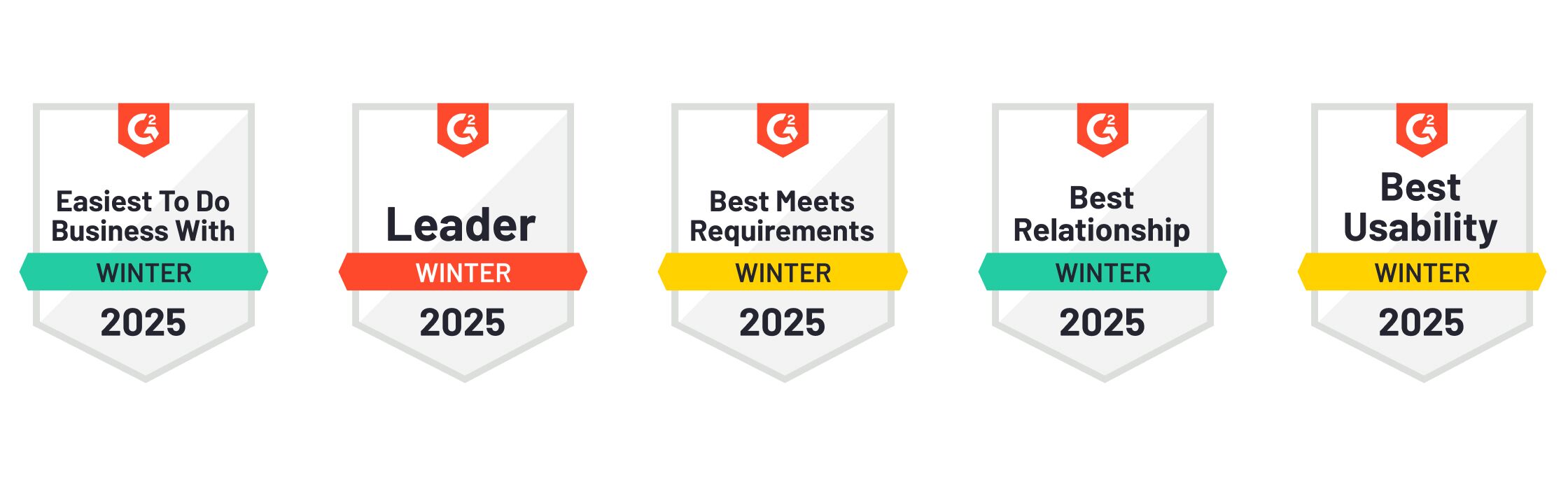 G2 Leader badge for Winter 2025