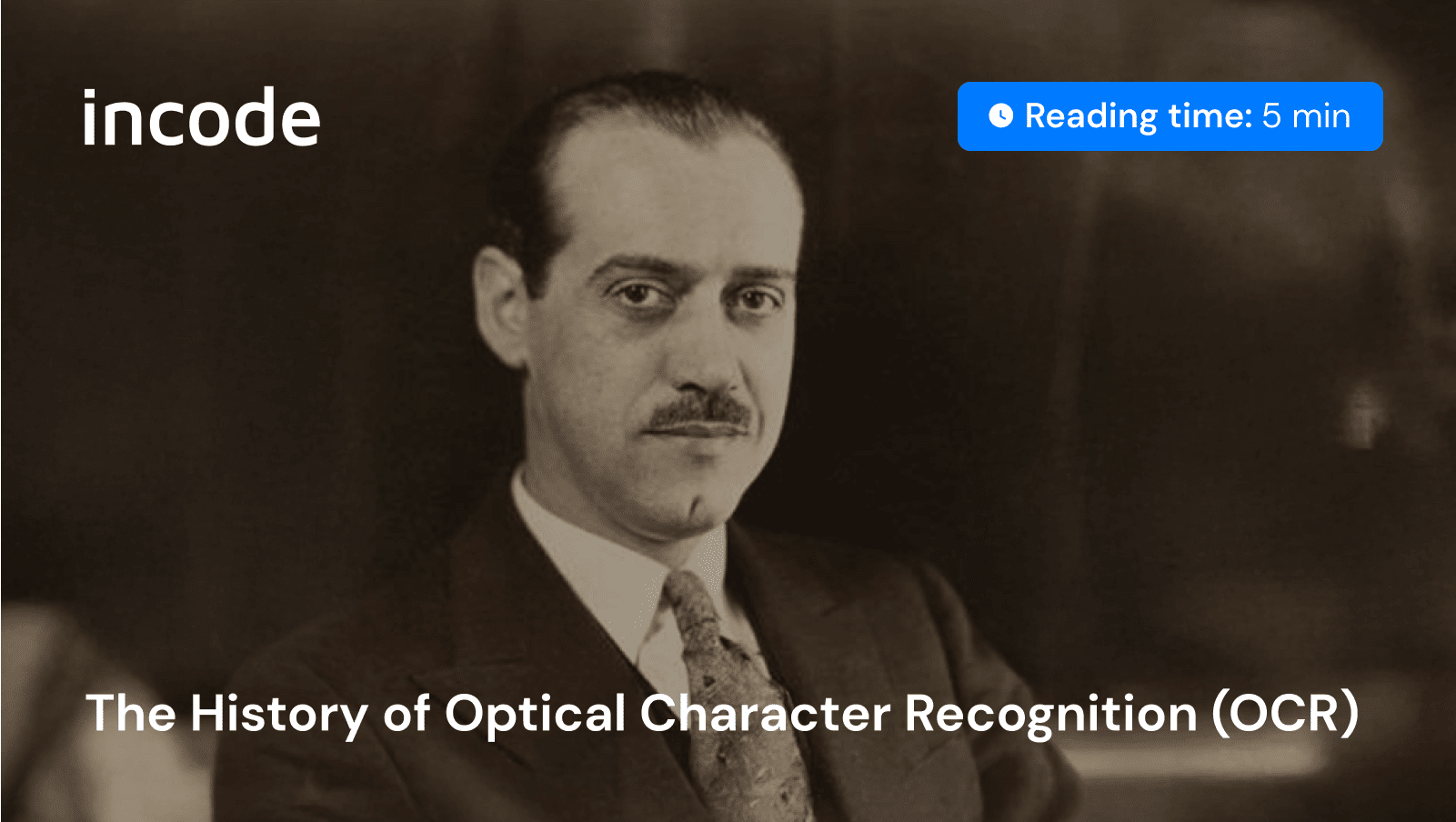 David H. Shepard is a key figure in the development of Optical Character Recognition (OCR) technology